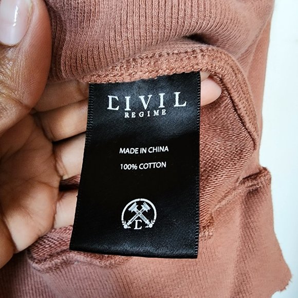 Civil Regime Distressed hoodie - Picture 6 of 7